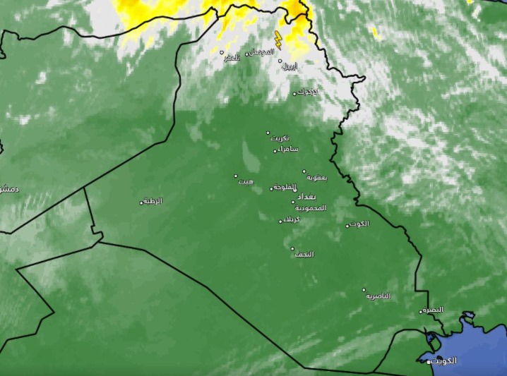توقعات الطقس: منخفض جبهوي قادم للعراق.. أمطار وسحب عالية
