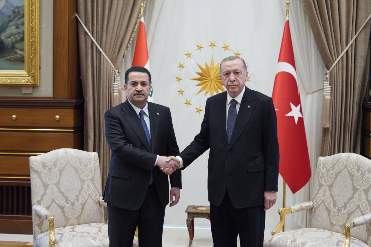  أردوغان يستقبل السوداني في تركيا