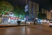 شارع السعدون بغداد ليلا