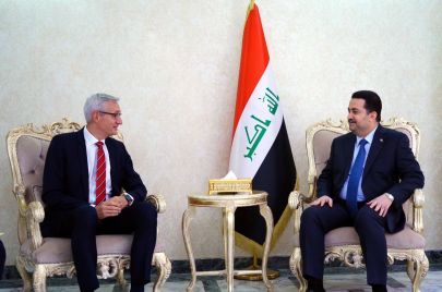 ​​​​​​​محمد شياع السوداني يستقبل السفير الألماني لدى العراق 