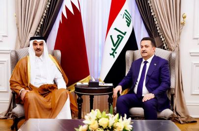 أمير قطر في بغداد