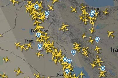 رحلات طيران فوق العراق