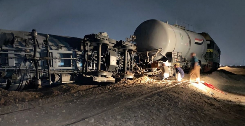 حادث قطار في العراق