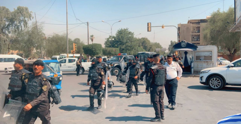 حظر شامل للتجول في بغداد