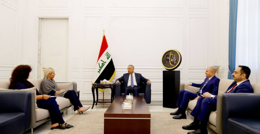 رئيس مجلس الوزراء يستقبل المبعوثة الأممية في العراق