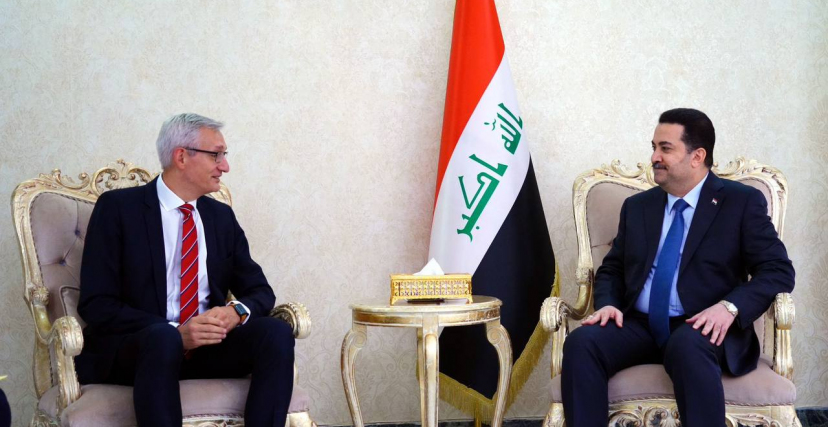 ​​​​​​​محمد شياع السوداني يستقبل السفير الألماني لدى العراق 