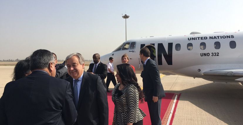 غوتيريش يزور العراق الأمين العام للامم المتحدة