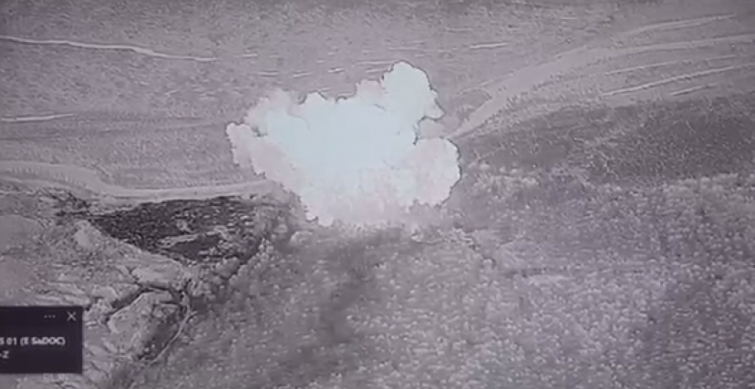قصف جوي ضربة جوية طيران الجيش في وادي الشاي