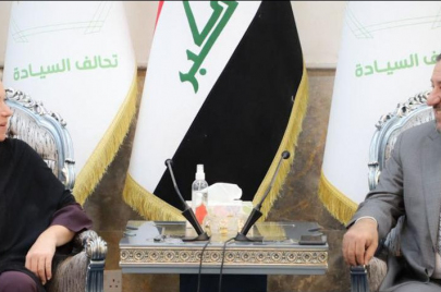 رئيس تحالف السيادة يستقبل المبعوثة الأممية في العراق 